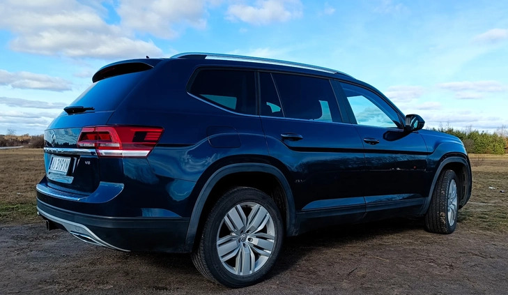 Volkswagen Atlas cena 124900 przebieg: 59000, rok produkcji 2019 z Warszawa małe 172